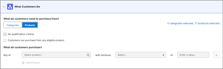 Ingen kvalifikationskriterier