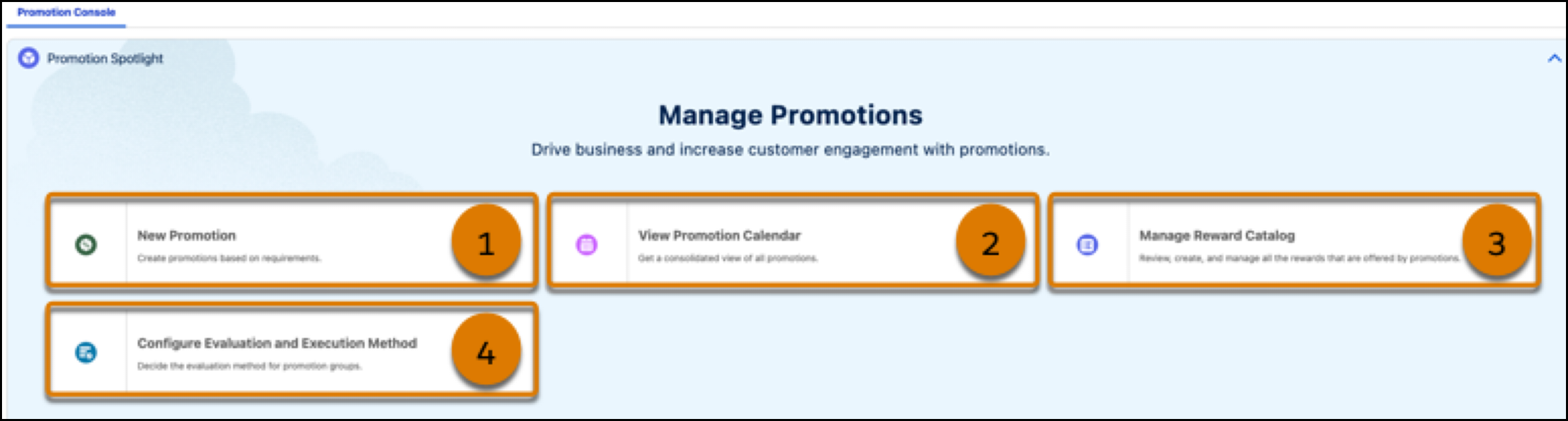 Promotion Console