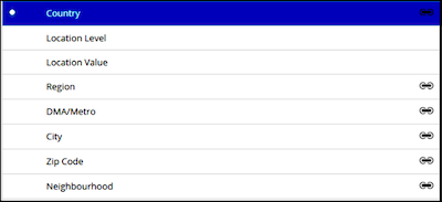 Geolocation dimensions in Map to Model page