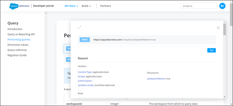 query api