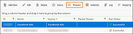 api datastream update by reprocessing