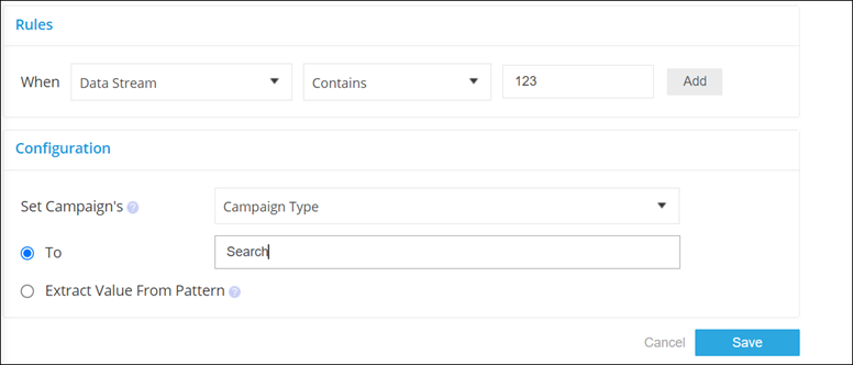 rule configuration