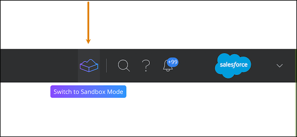sandbox icon in menu bar