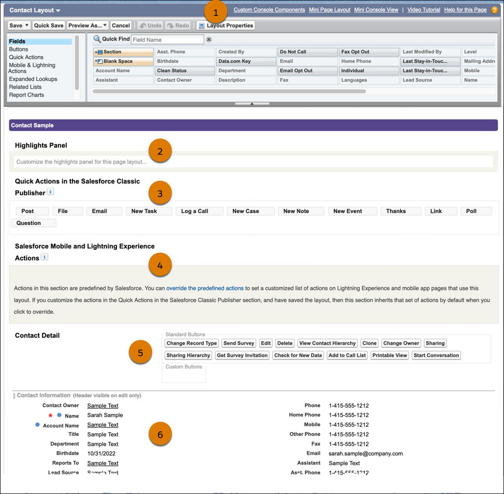 Enhanced page layout editor UI