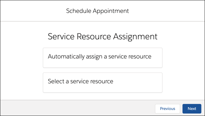 Attribution de ressources de service