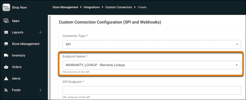 Warranty SPI connection in integrations.