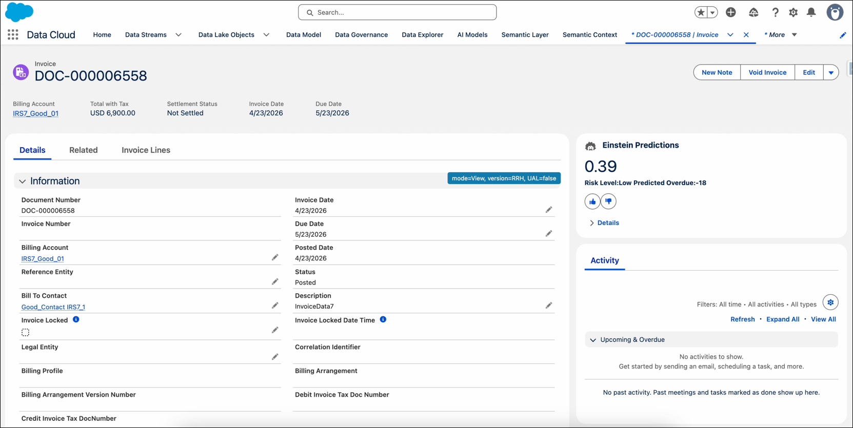 Invoice Risk Score