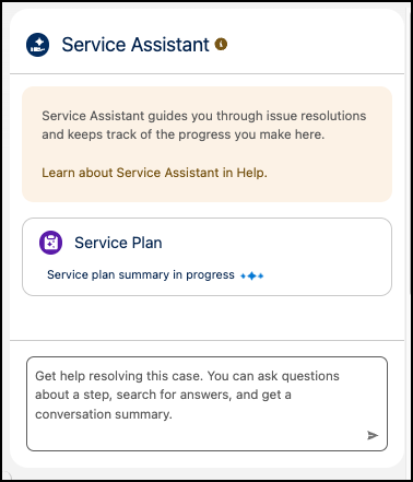 Status indicator for guidance plan