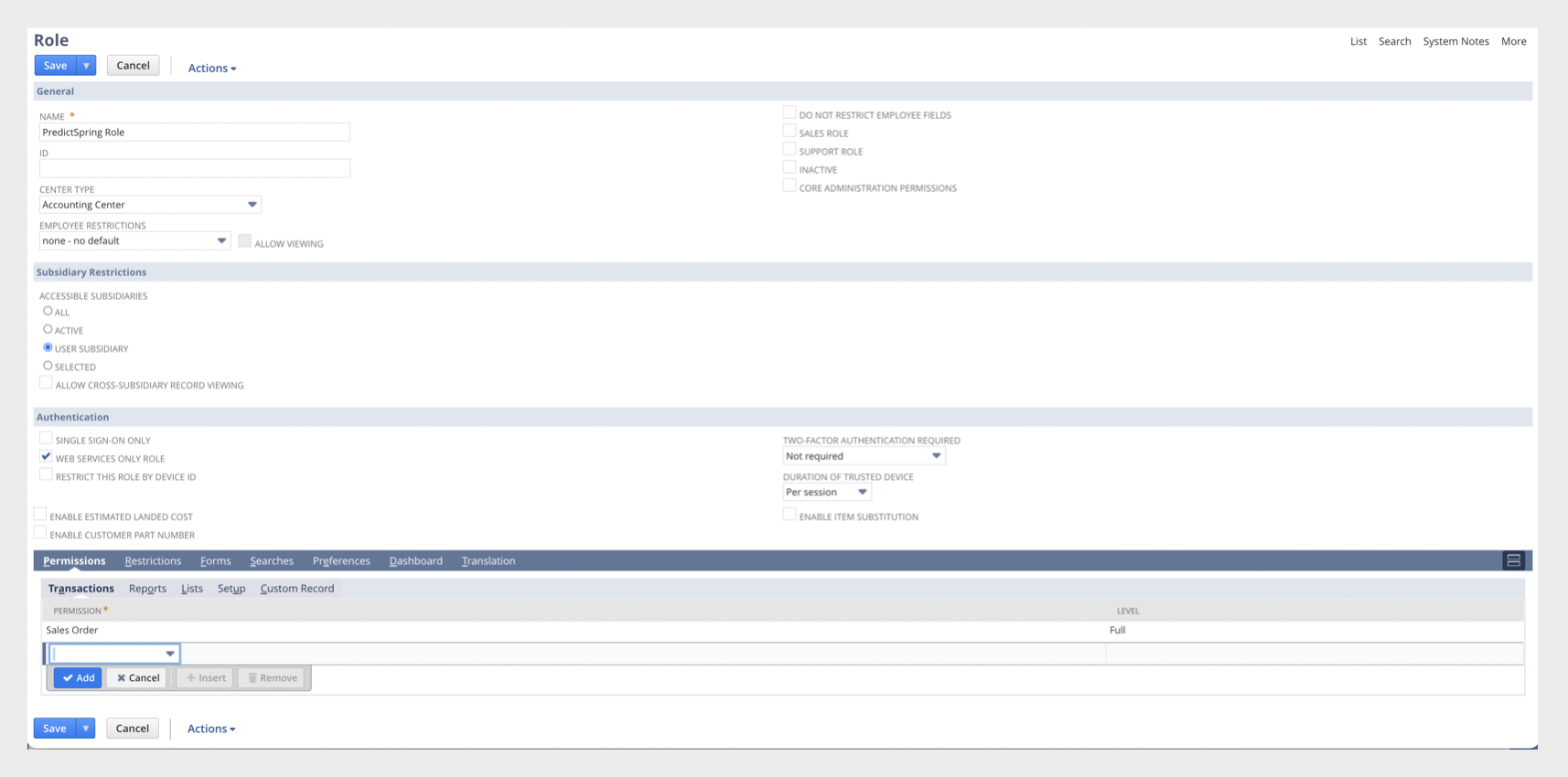 A configuration screen includes options for token-based authentication, OAuth 2.0, and user credentials.