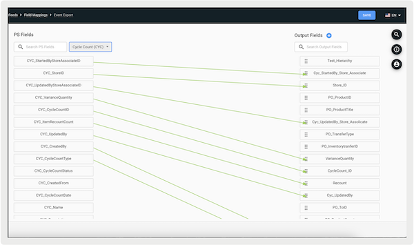 An example of mapping an event file