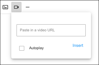 Field for adding a link to a video in Trailmaer Content