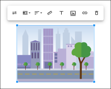 Image showing corner handles and mini toolbar in Trailmaker Content