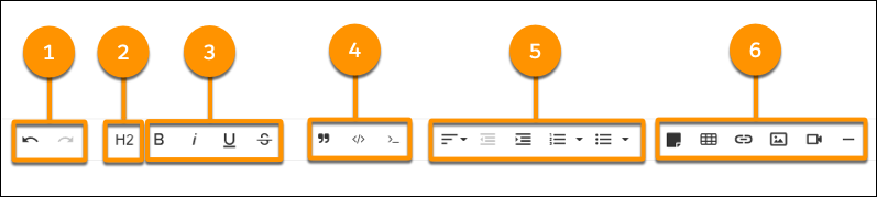 Style toolbar in Trailmaker Content