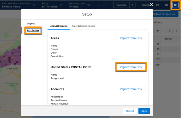 Import from .csv file at the alignment boundary level