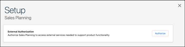 Authorization for the OAuth user