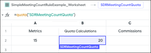 Meeting count rule quota reference