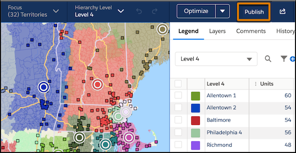 Opción de publicación