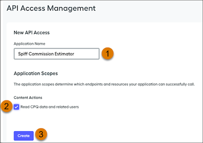 Genere el Id. de cliente y el secreto de cliente en Salesforce Spiff.