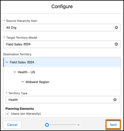 Configure sales plan publishing options.