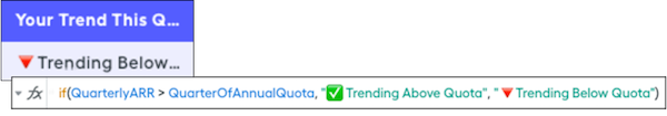 Adición de emojis y texto al desempeño de tendencias