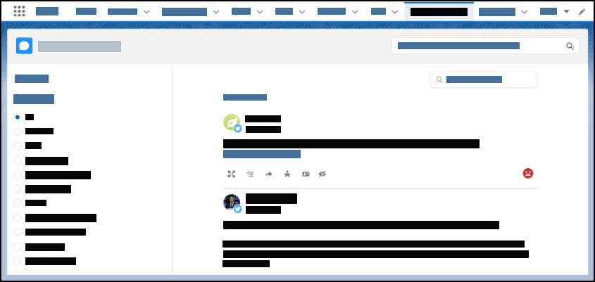 Pagina scheda Applicazione