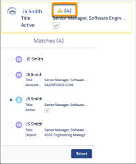 Record correlati nell'integrazione con Gmail.