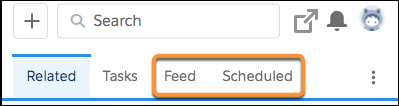 Scheda Feed integrazione e Pianificazione evidenziata.