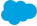 Blått Salesforce Cloud-ikon.
