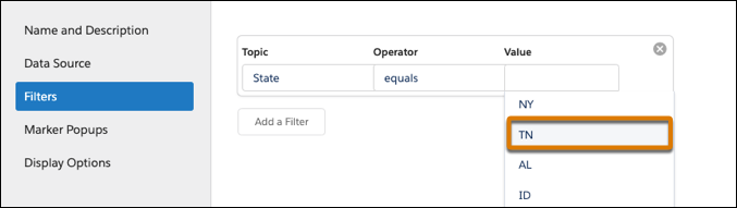 Filters that help you focus on specific areas