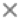 Cross icon