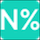 Ikon for normalisert prosentdatatype