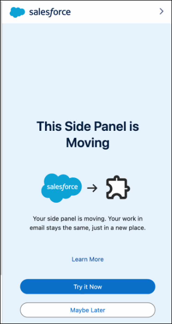 Move the Gmail integration to the side panel