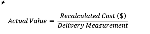 RecalcCost/DeliveryMeasurment