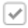 selected checkbox with a gray border