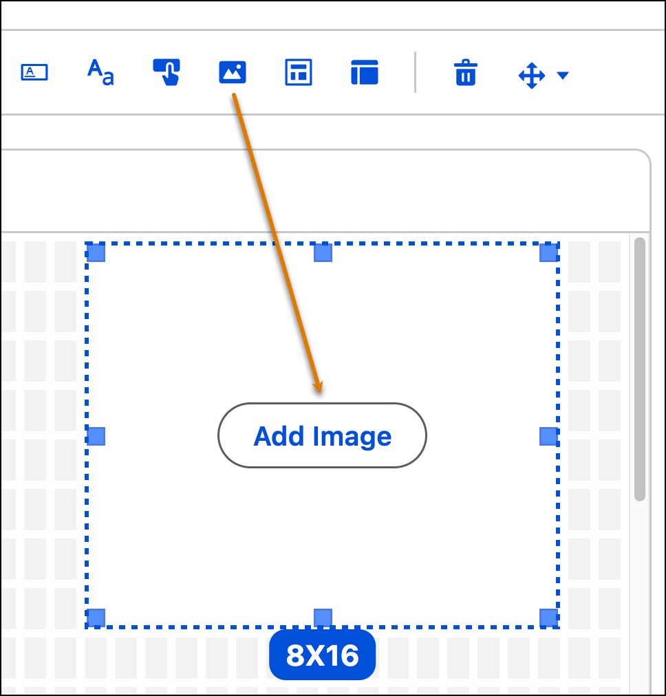 Adding an image to a dashboard.