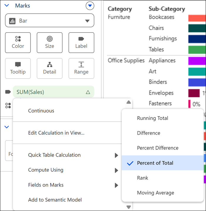 Sankey chart in Tableau Next