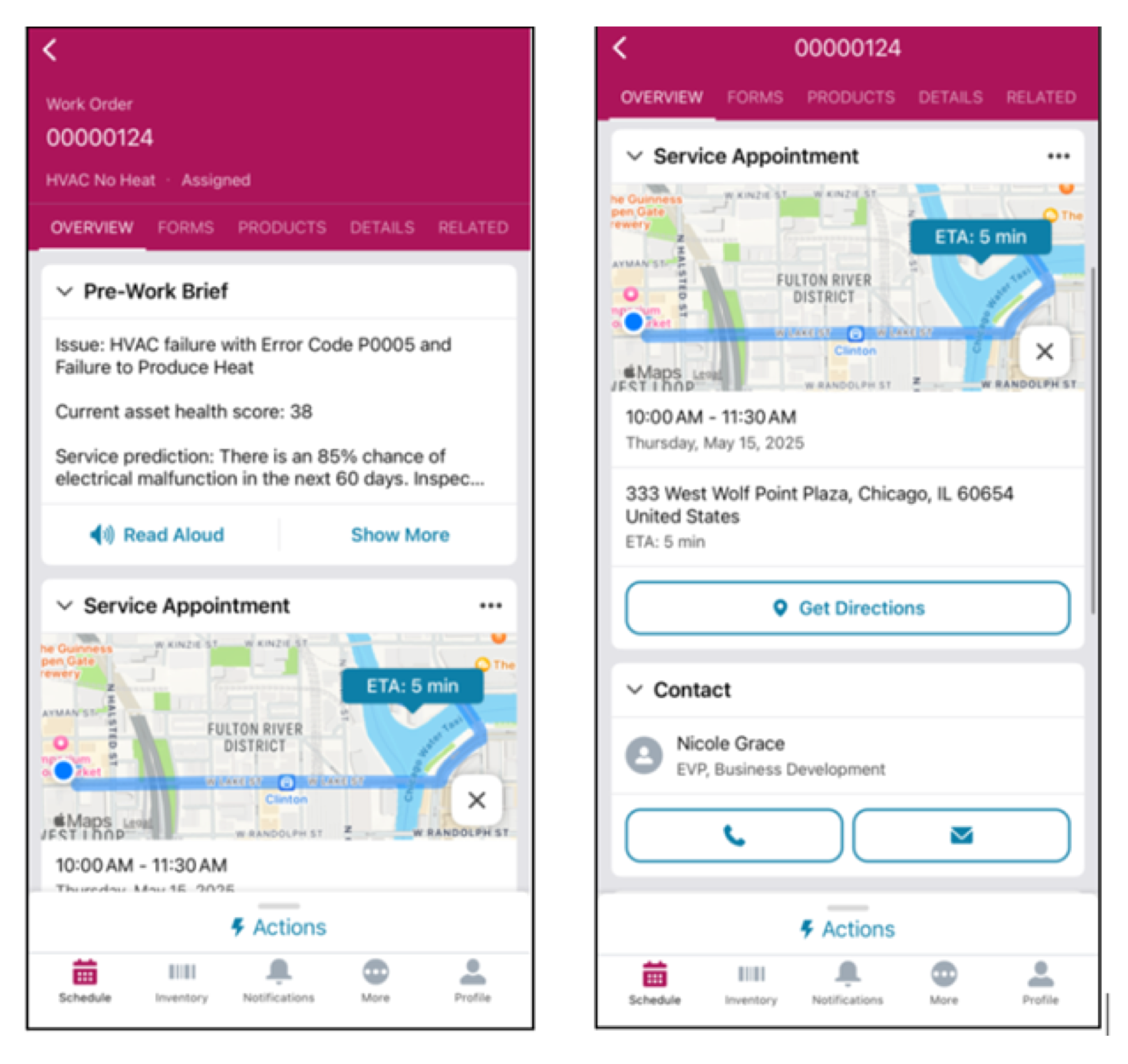 Mobile work orders