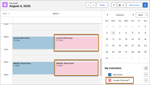 The Google Calendar view-only event looks like a duplicate, but it’s not.