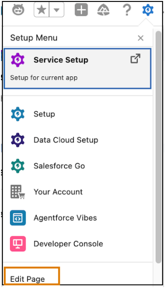 Select Edit Page.