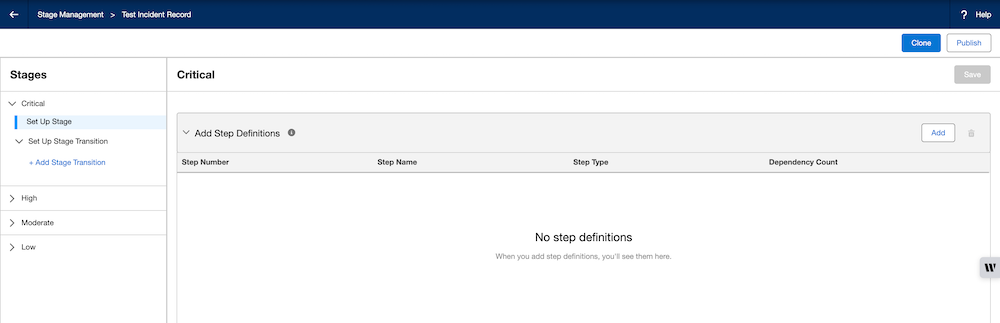 step definitions