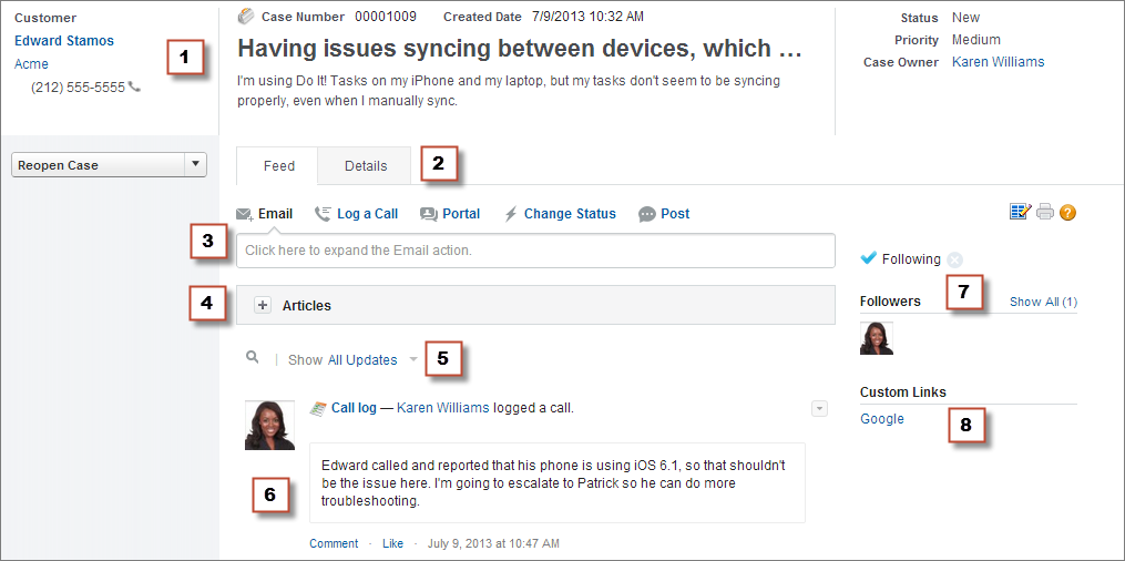 Oversigt over Sagsfeed