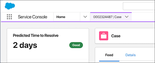 The Customer Effort Score Insight component.