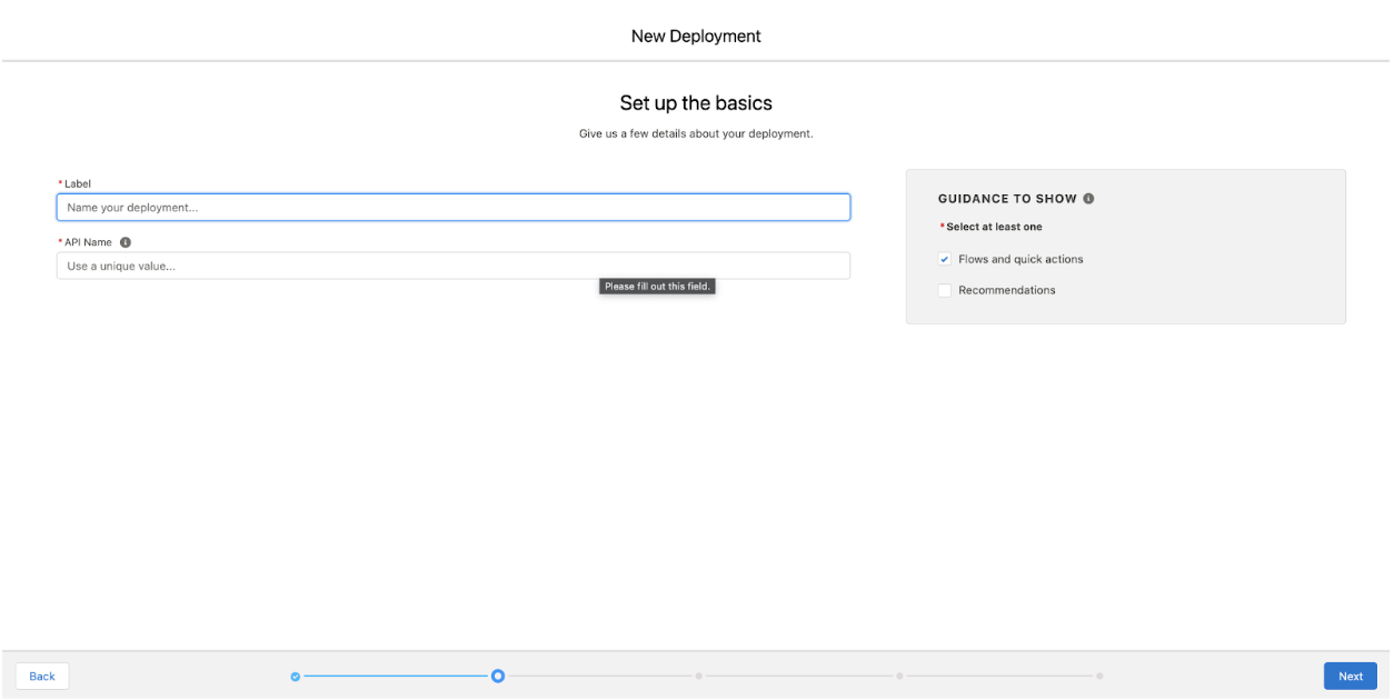 Nieuwe implementatieset-up