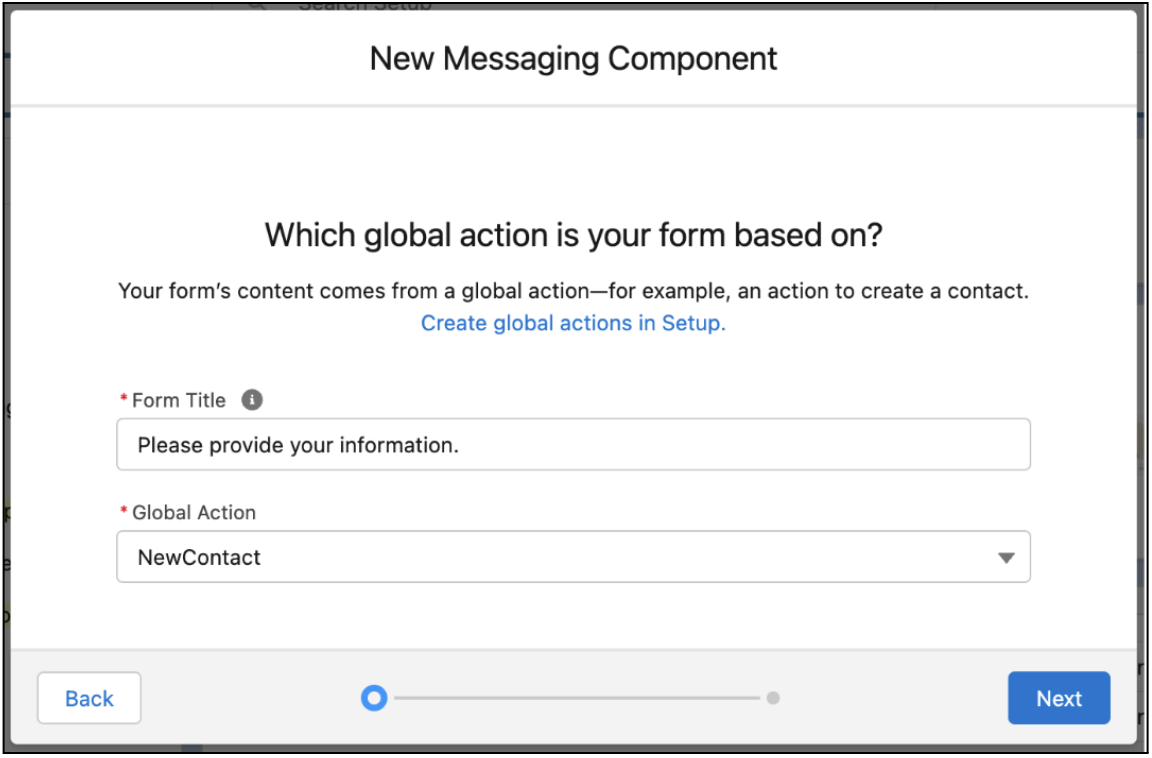 New component window
