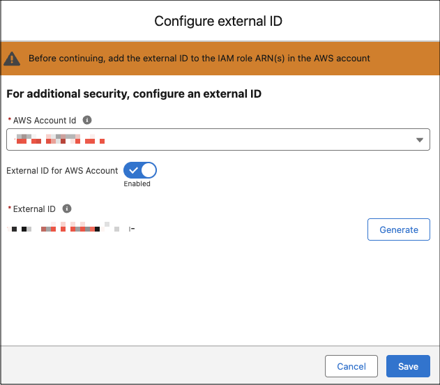 外部 ID の生成