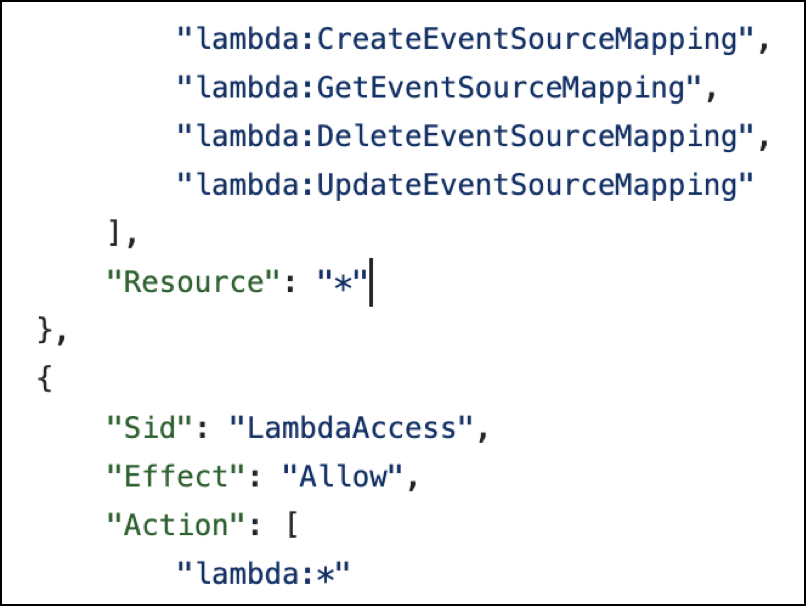 Lambda-tjeneste i Amazon Connect-politik