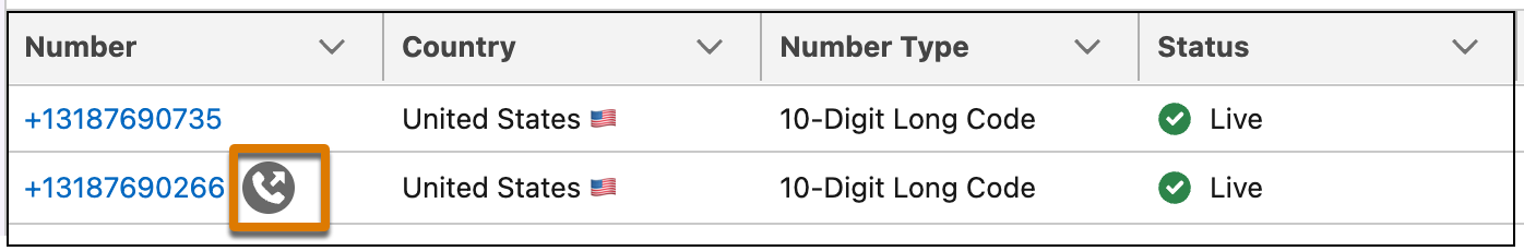 Number set as CLI.