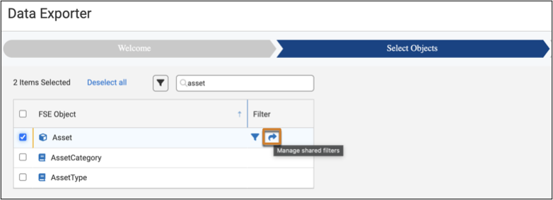 Share filters