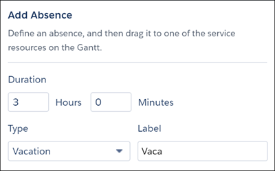 Add Absence