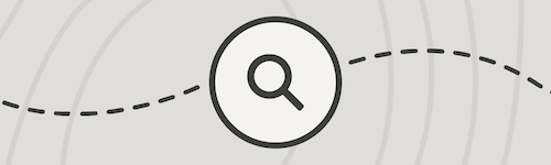 icono de análisis con puntos de conexión